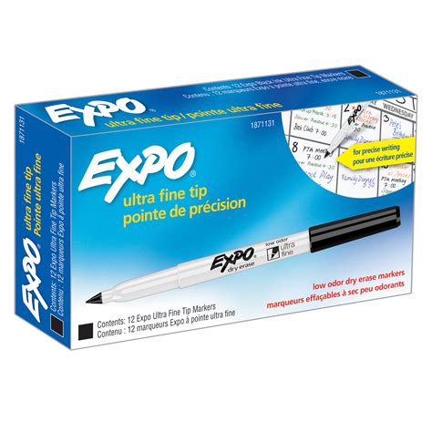 dry erase markers fine point black